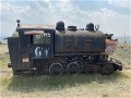 DERELICT MINING LOCOMOTIVE