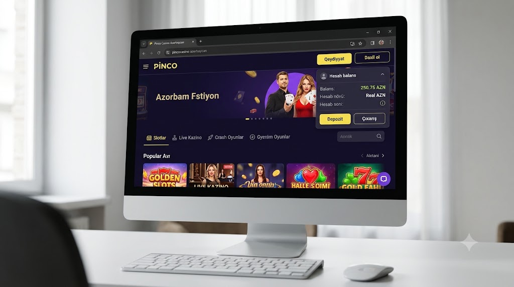 Pinco Casino canlı rulet masası və real diler